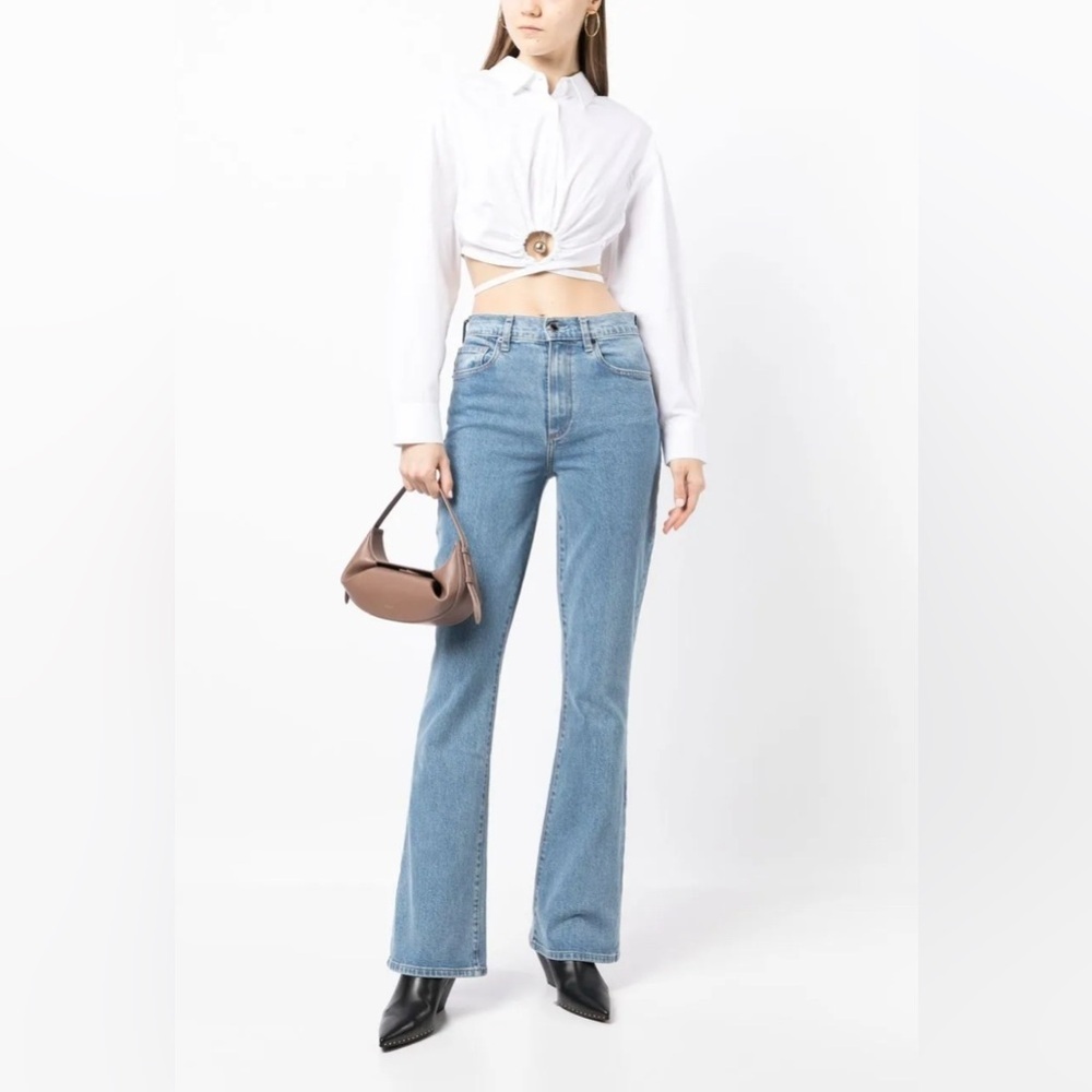 Le Jean Remy Flare High-Waisted Jeans Size 29
